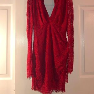 Red Lace Dress